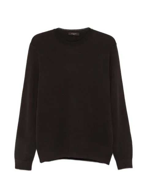 slowear waffle-knit sweater