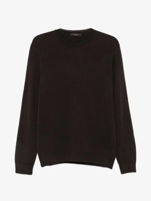 slowear waffle-knit sweater