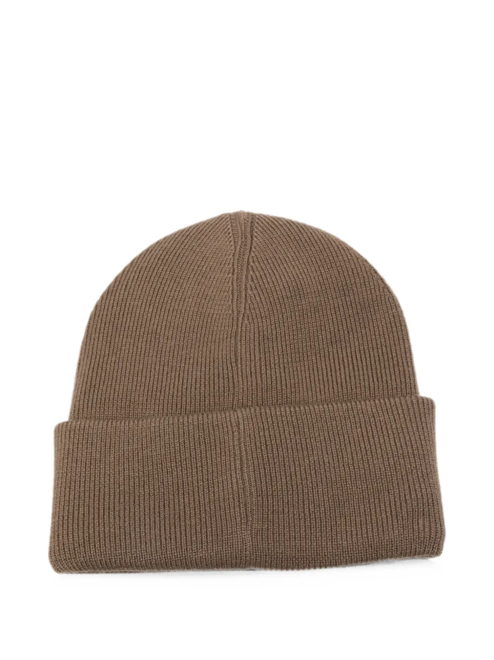 Moose Knuckles Ribgebreide muts Bruin