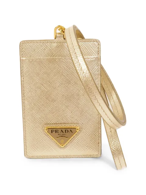Prada Pre-Owned logo-plaque holder card case