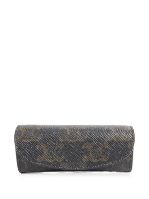 Celine Pre-Owned triomphe-pattern jewelry case