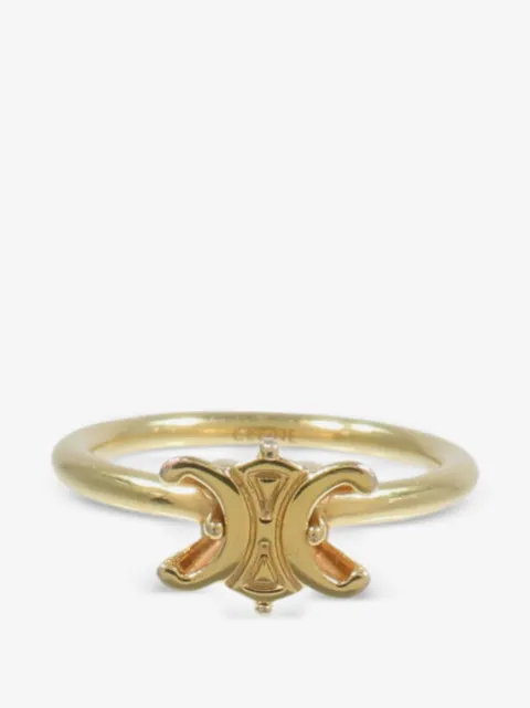 Celine Pre-Owned anillo con logo