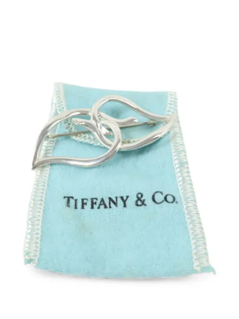 Tiffany & Co. Pre-Owned double-leaf brooch