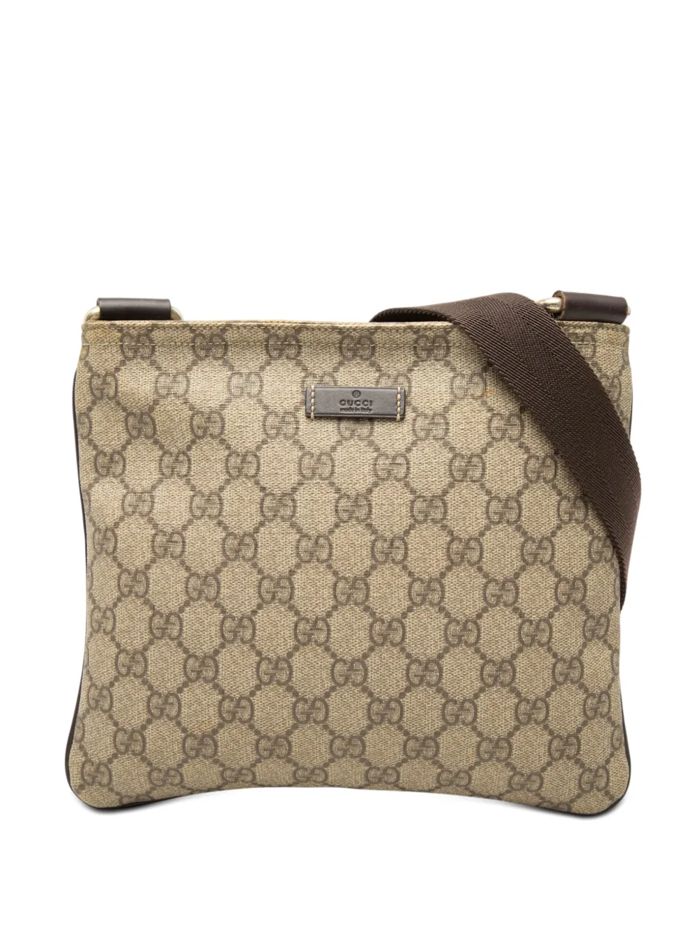 Gucci Pre-Owned 2000-2015 GG Supreme crossbody bag - Toni neutri
