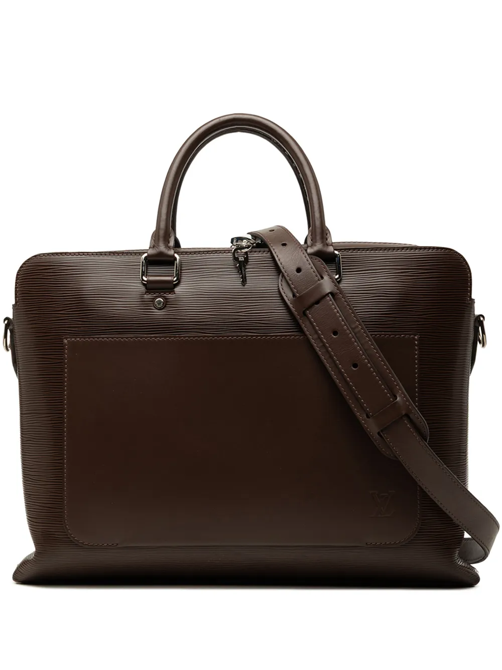 Louis Vuitton Pre-Owned 2016 Epi Brooks business bag - Brown