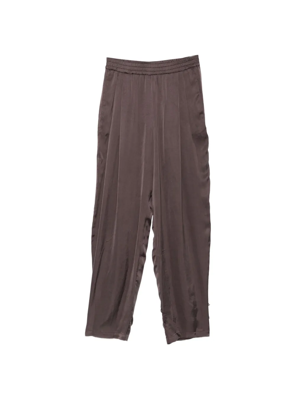 THE ANDAMANE Renee elasticated-waistband trousers - Marrone