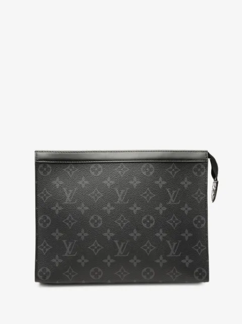 Louis Vuitton Pre-Owned 2019 Monogram Eclipse Pochette Voyage MM clutch bag