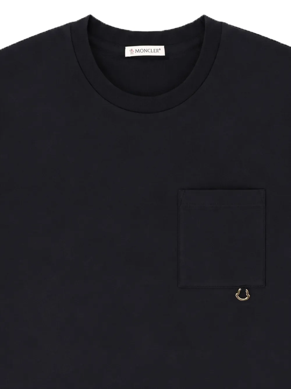 Moncler T-shirt met logopatch Blauw
