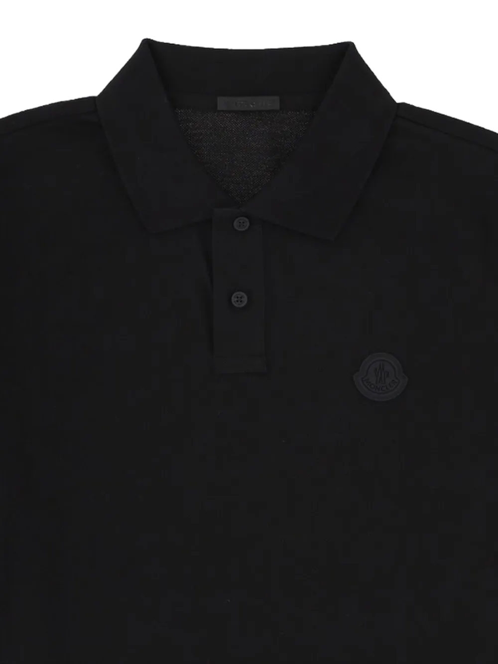 Moncler Poloshirt met logopatch Zwart