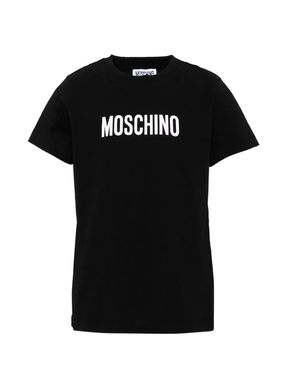 Moschino Kids logo-print short-sleeve T-shirt - Nero