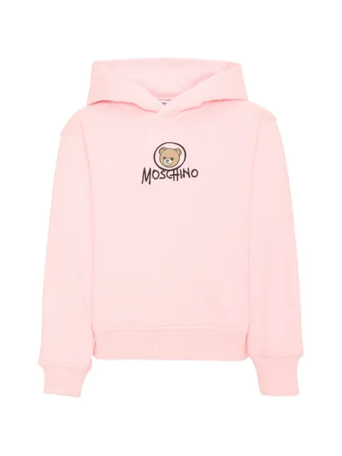Moschino Kids hoodie con logo estampado