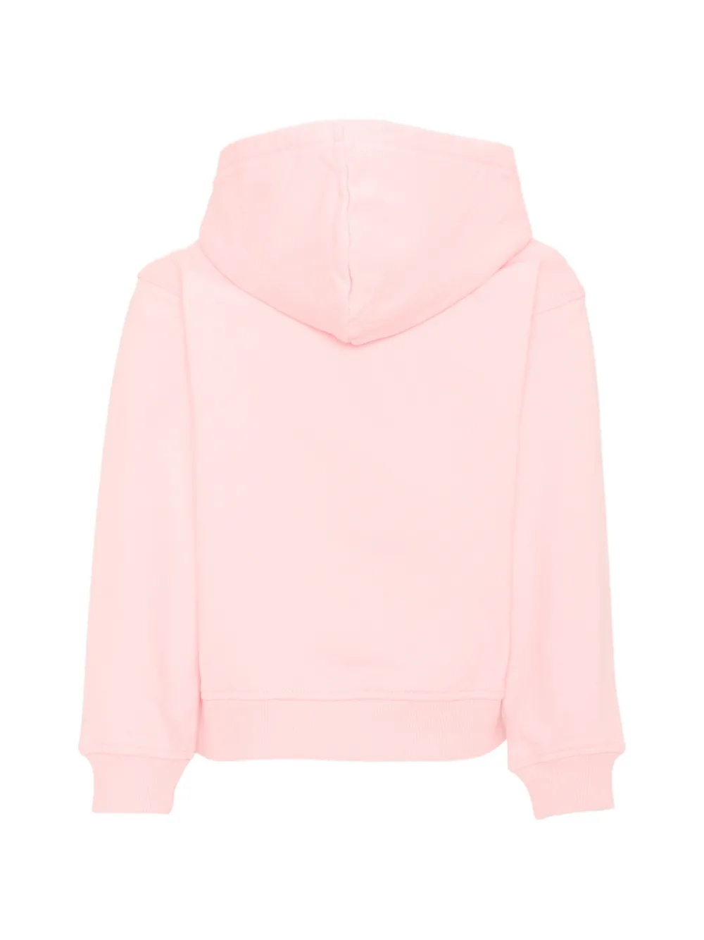 Moschino Kids logo-print hoodie Roze