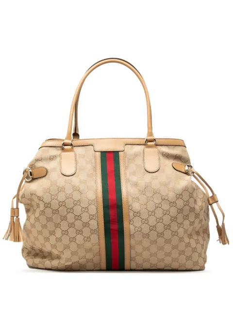 Gucci Pre-Owned sac en toile GG en toile Web (2000-2015)