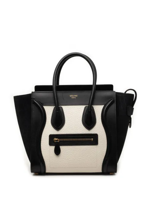 Celine Pre-Owned tote tipo maleta micro de piel de nobuk y piel becerro Drummed 2015
