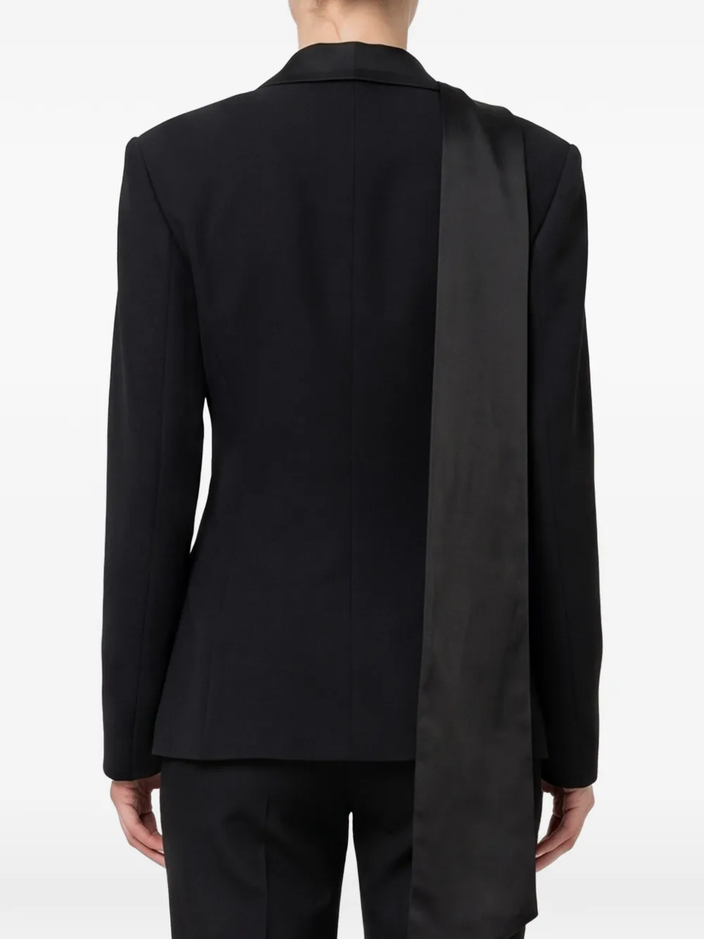 The Attico Black Tuxedo Jacket, view 2