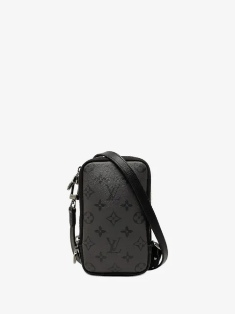 Louis Vuitton Pre-Owned sac à bandoulière Eclipse Reverse Double Phone Pouch (2021-2026)