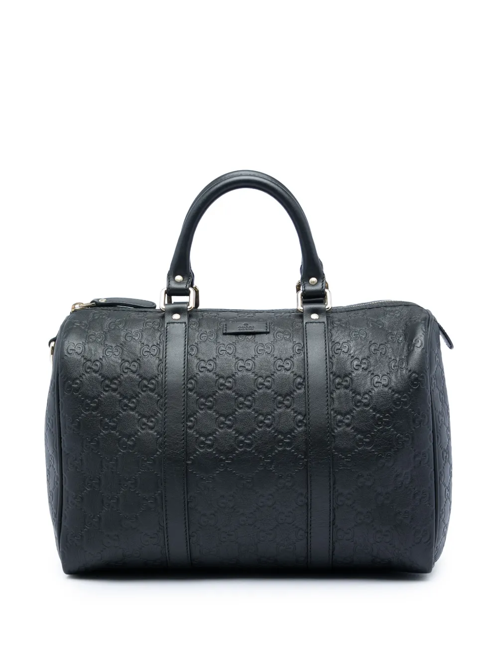 Gucci Pre-Owned 2016-2026 Medium Guccissima Joy boston bag - Black