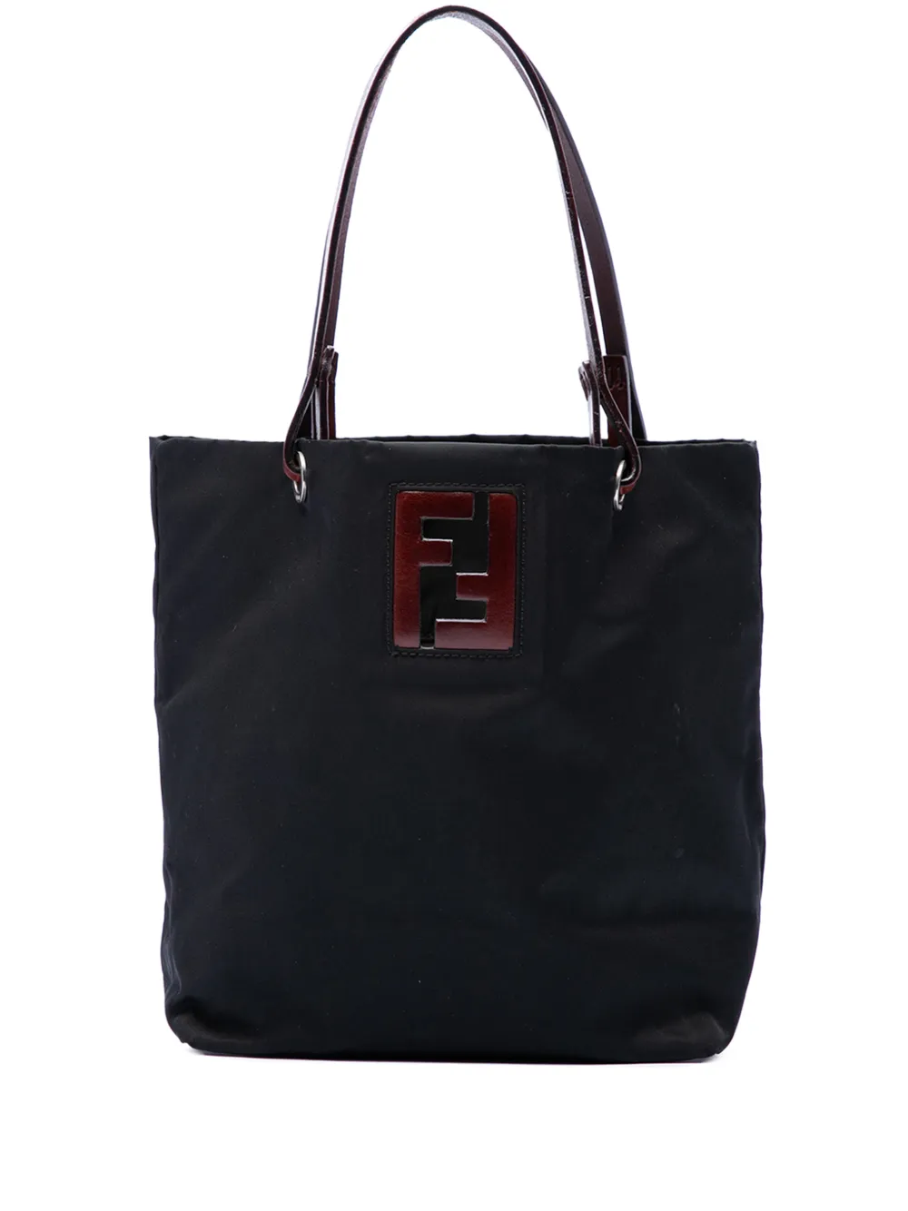 Fendi Pre-Owned 20th Century Nylon FF handbag - Black