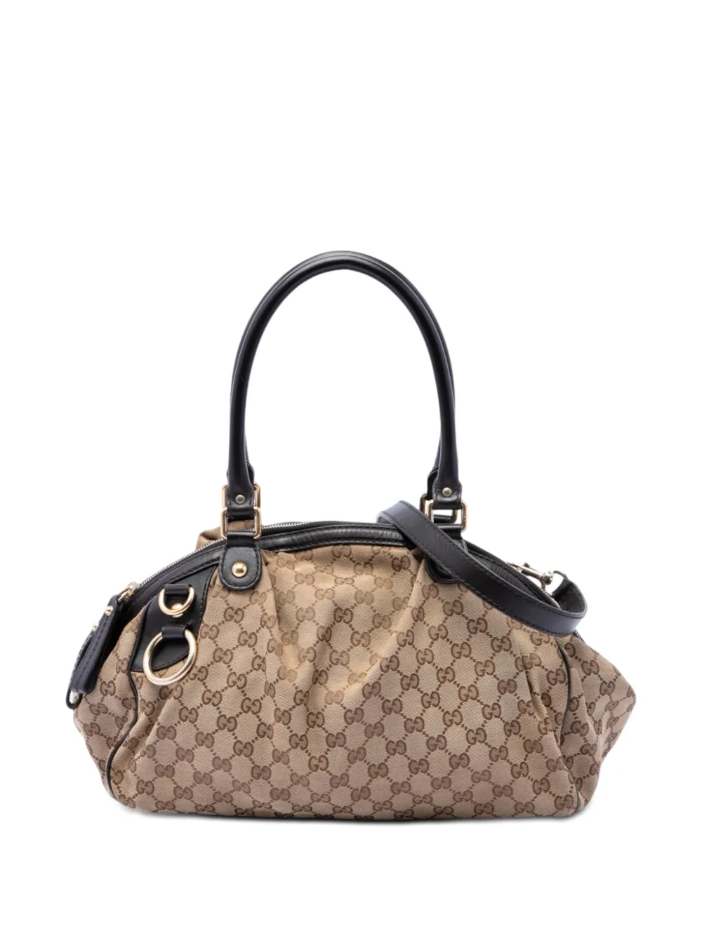 Gucci Pre-Owned 2016-2026 GG Canvas Sukey satchel - Neutrals
