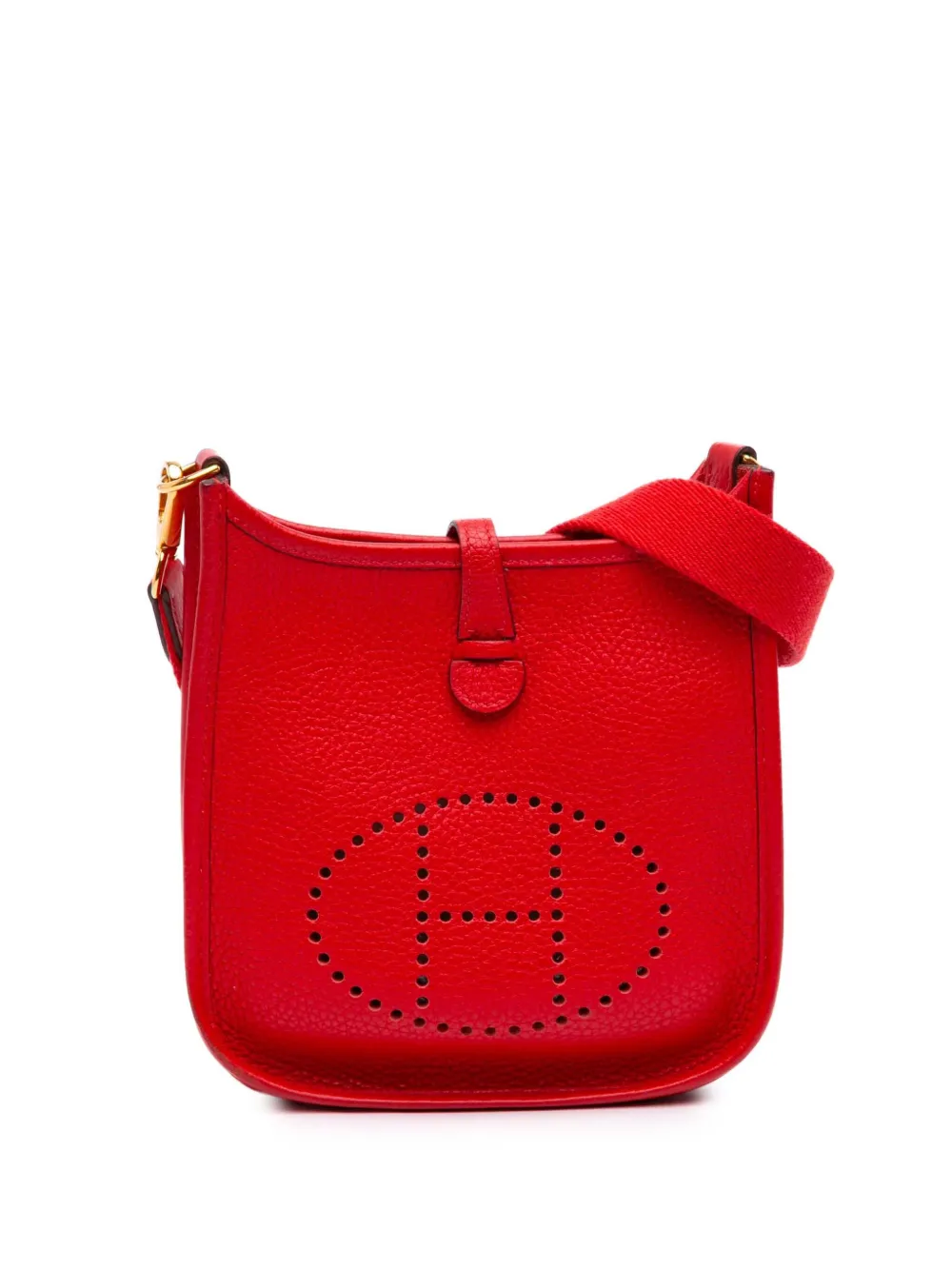 Hermès Pre-Owned 2019 Clemence Evelyne I 16 Amazone crossbody bag - Rot