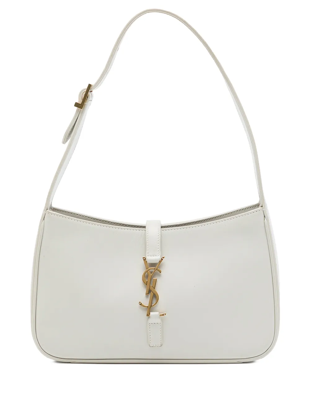 Saint Laurent Pre-Owned 2021 Smooth Calfskin Le 5 a 7 shoulder bag - Bianco
