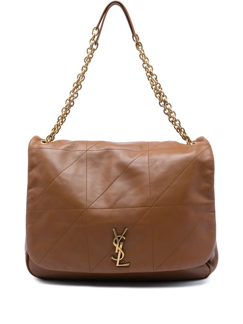 Saint Laurent Pre-Owned 2023 Large Quilted Lambskin Jamie 4.3 shoulder bag - Marrone