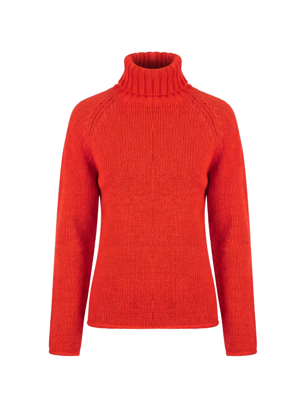 Slowear chunky-knit raglan-sleeve sweater Rood