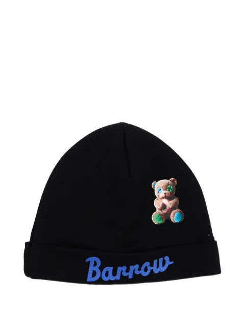 Barrow kids bonnet à logo imprimé et imprimé nounours