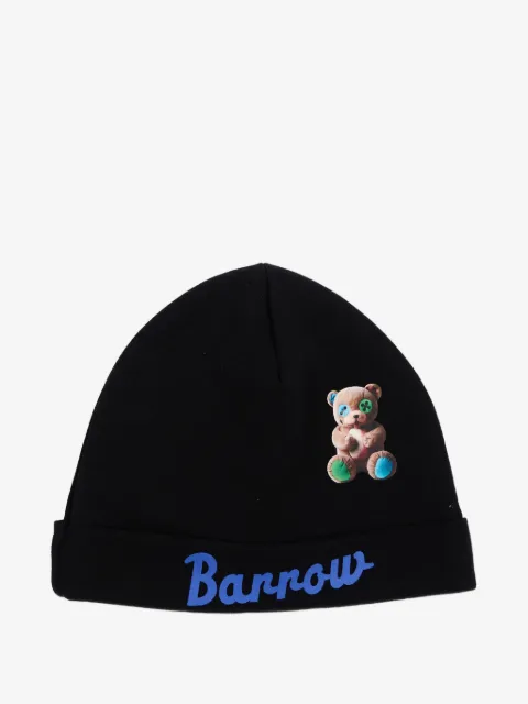 Barrow kids hue med bamsetryk og logotryk