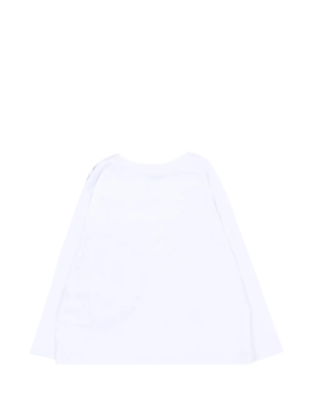Barrow kids T-shirt met lange mouwen en logo-print Wit