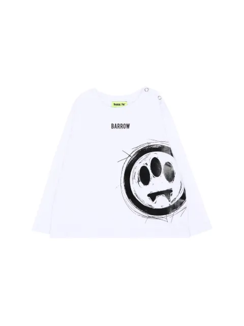 Barrow kids logo-print long-sleeve T-shirt