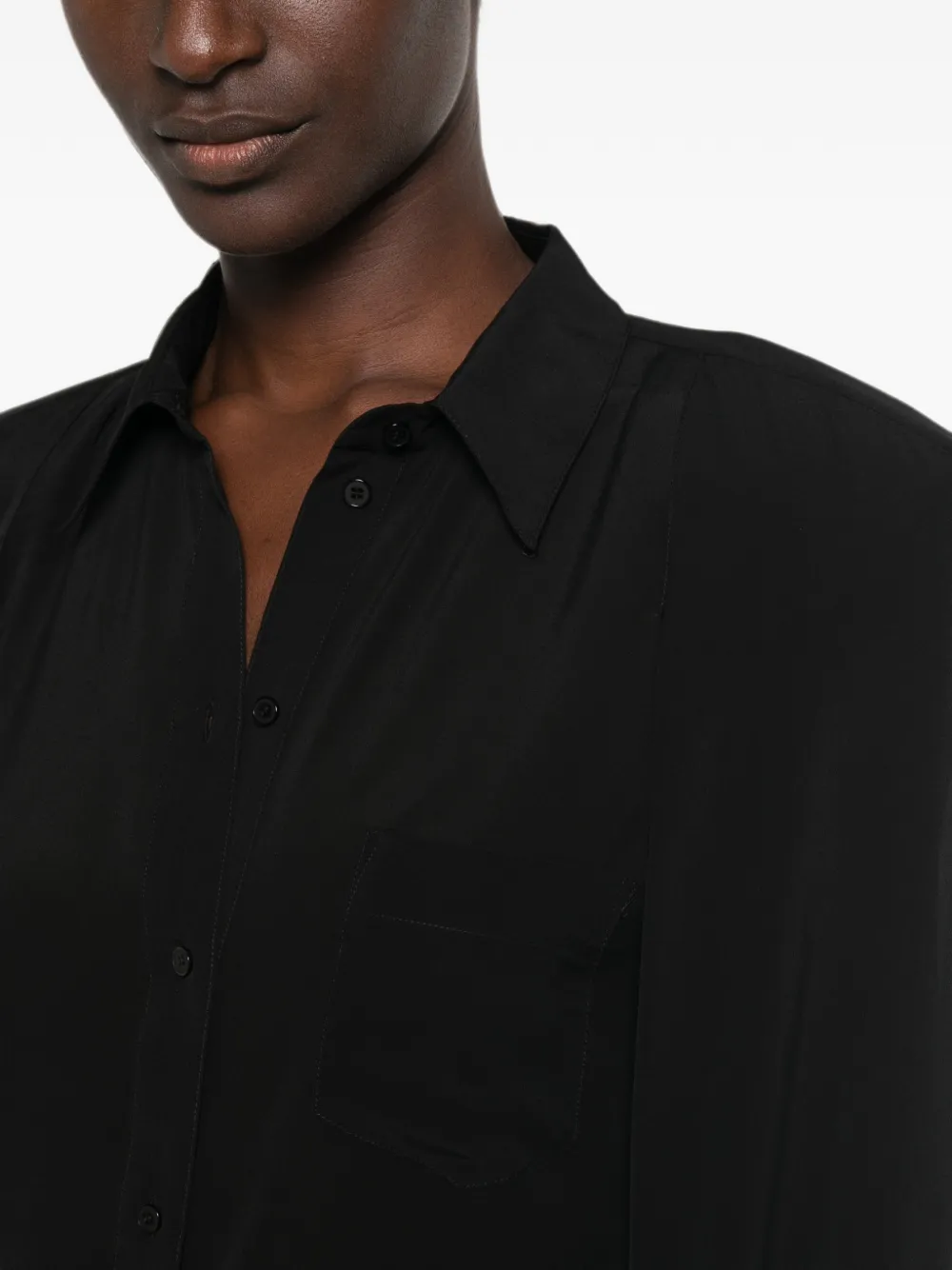 IRO Foxia blouse met knopen Zwart