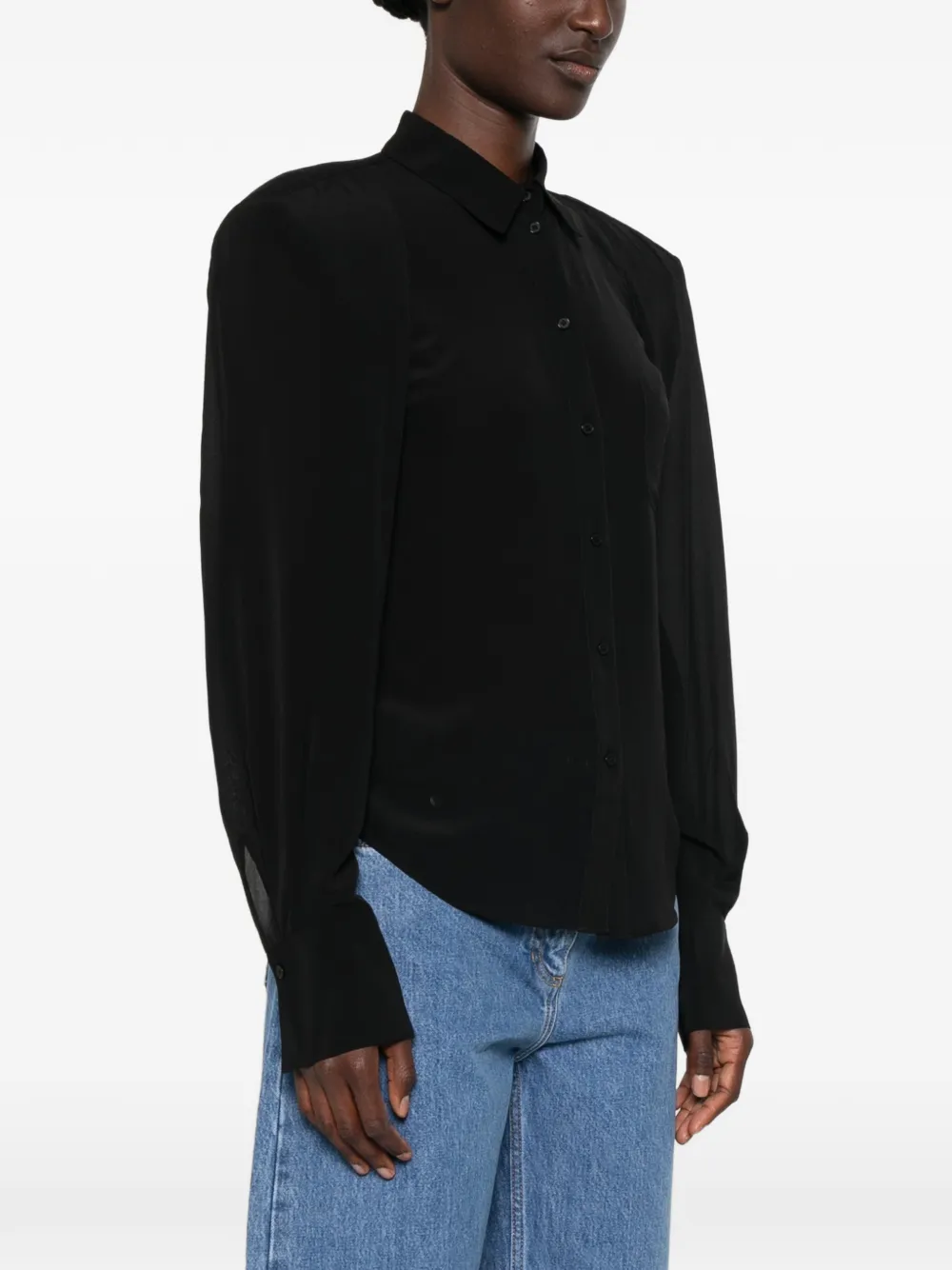 IRO Foxia blouse met knopen Zwart