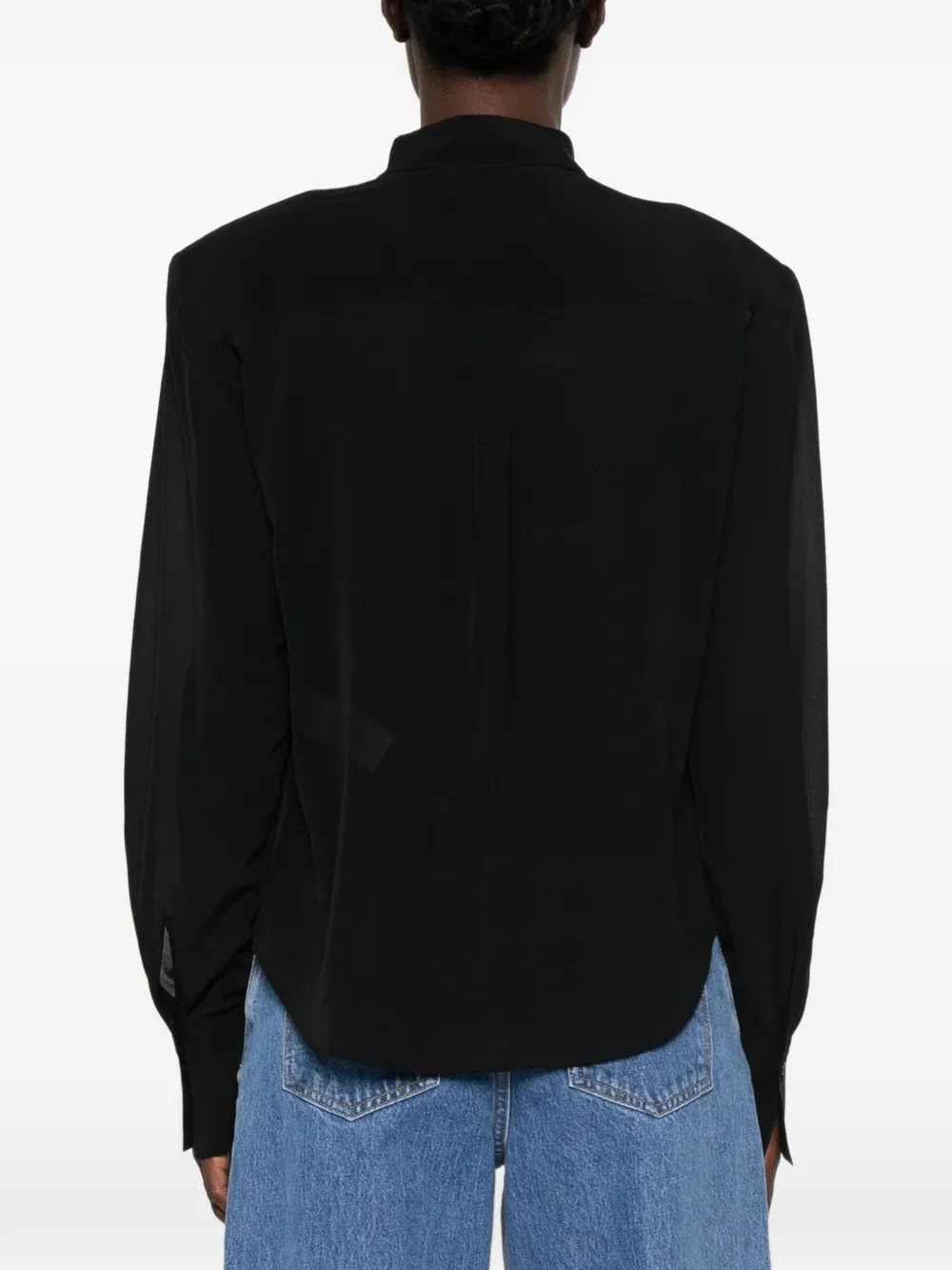 IRO Foxia blouse met knopen Zwart