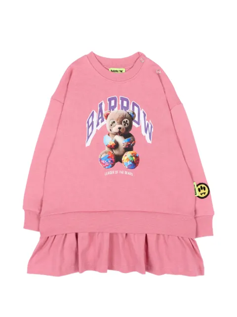 Barrow kids vestido con volantes y oso estampado