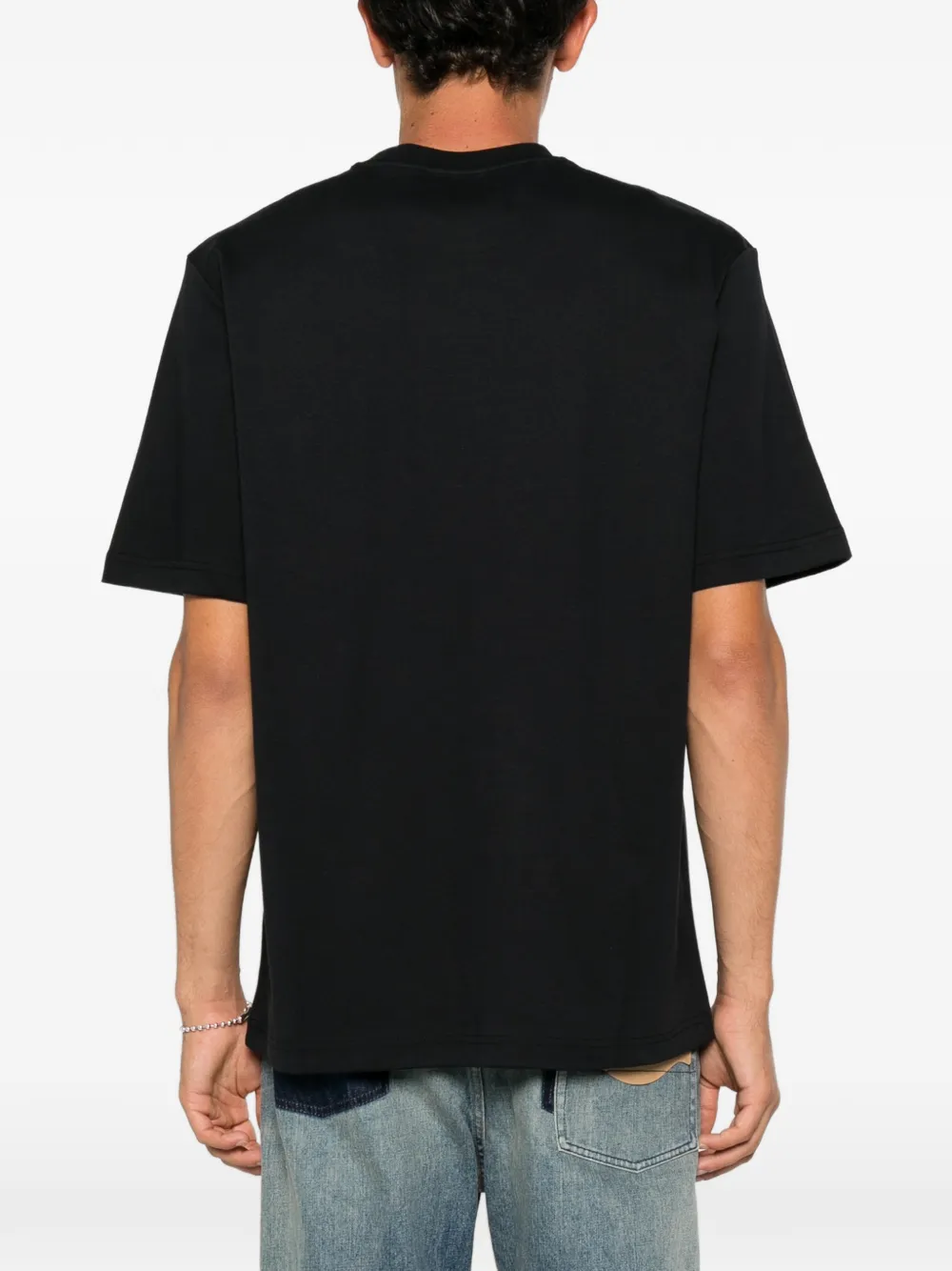 Iceberg T-shirt met borduurwerk Zwart