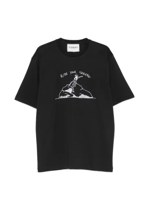 Iceberg short-sleeve embroidered T-shirt