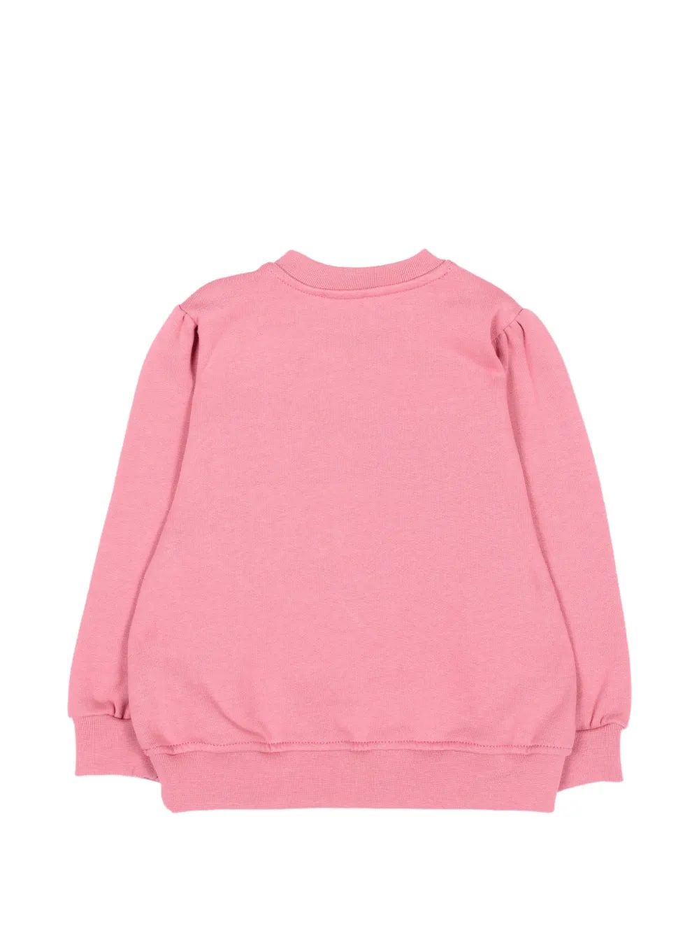 Barrow kids Sweater met pofmouwen en beer-print Roze