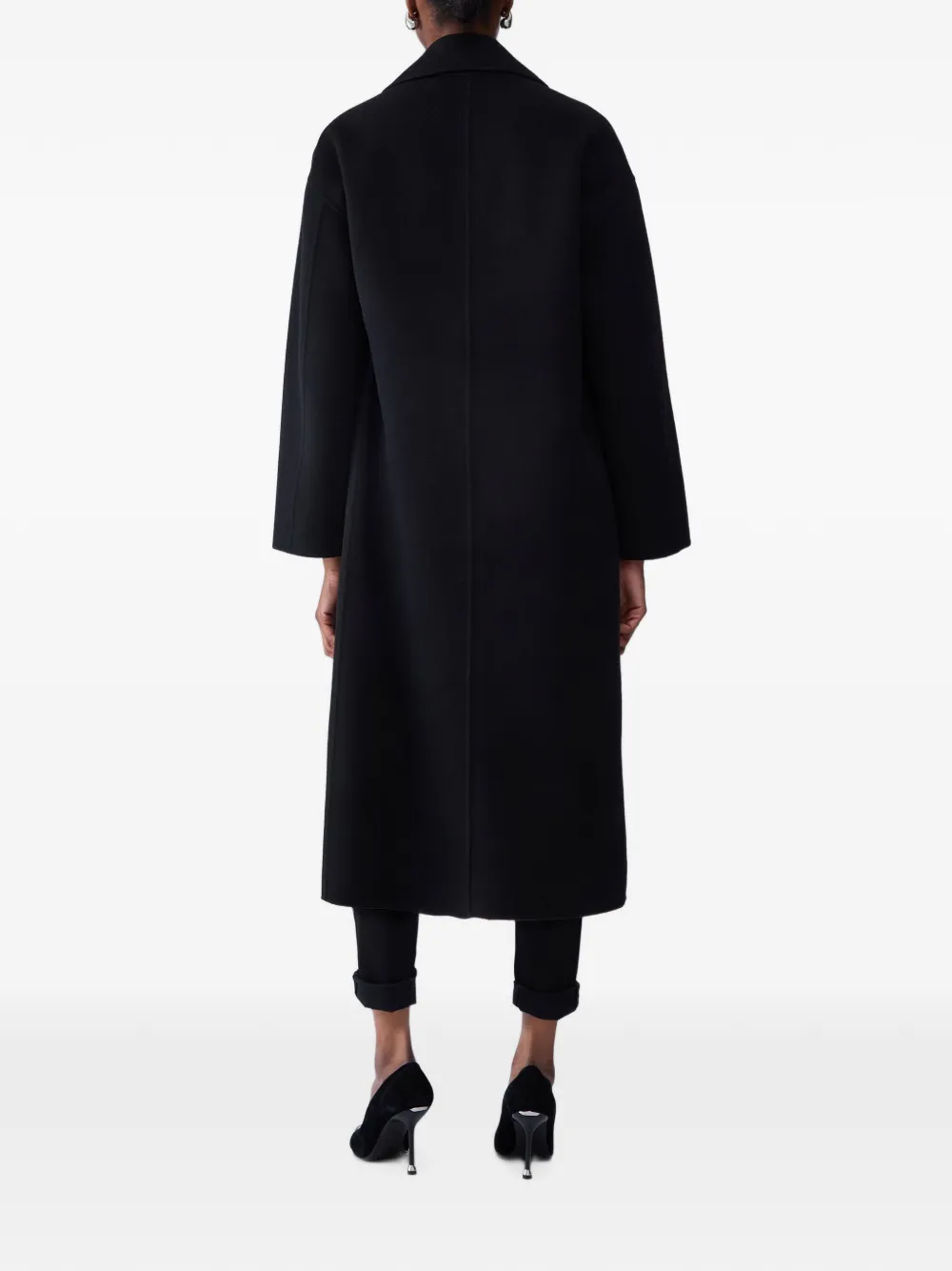 LIU JO Oversized wollen jas Zwart