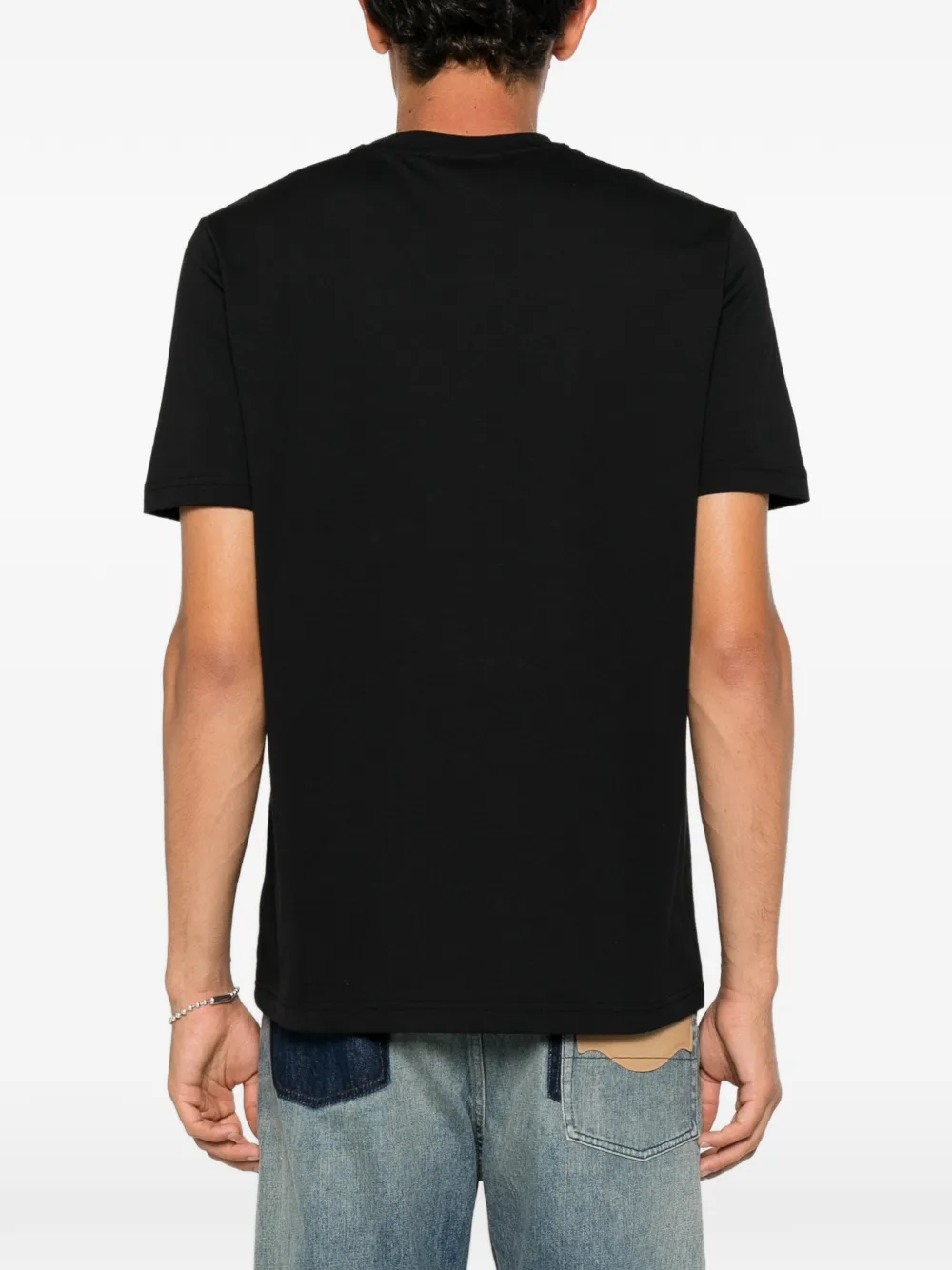 Iceberg T-shirt met geborduurd logo Zwart