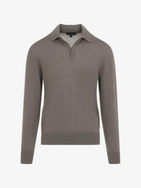 Sease Lasca long-sleeve polo shirt