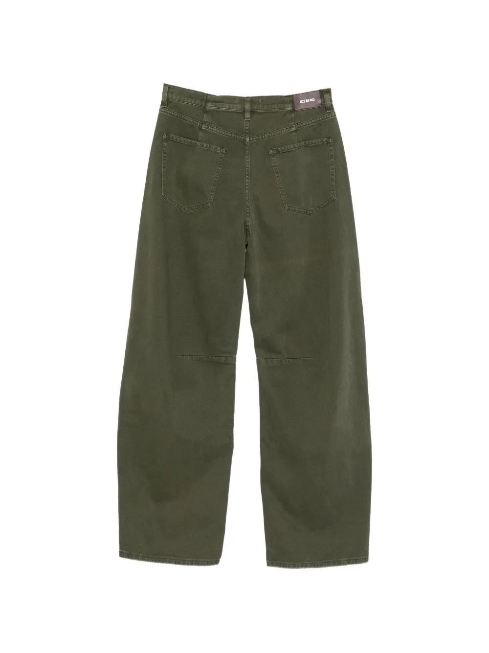 Iceberg Jeans met afwerking Groen