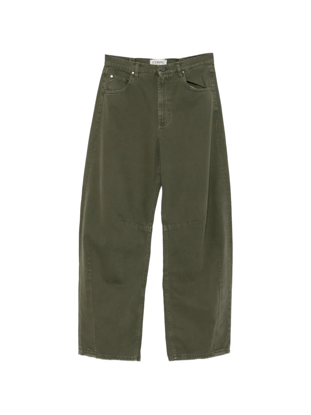Iceberg seam-detail jeans - Verde