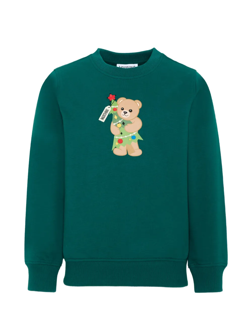 Moschino Kids Teddy Bear sweatshirt - Verde
