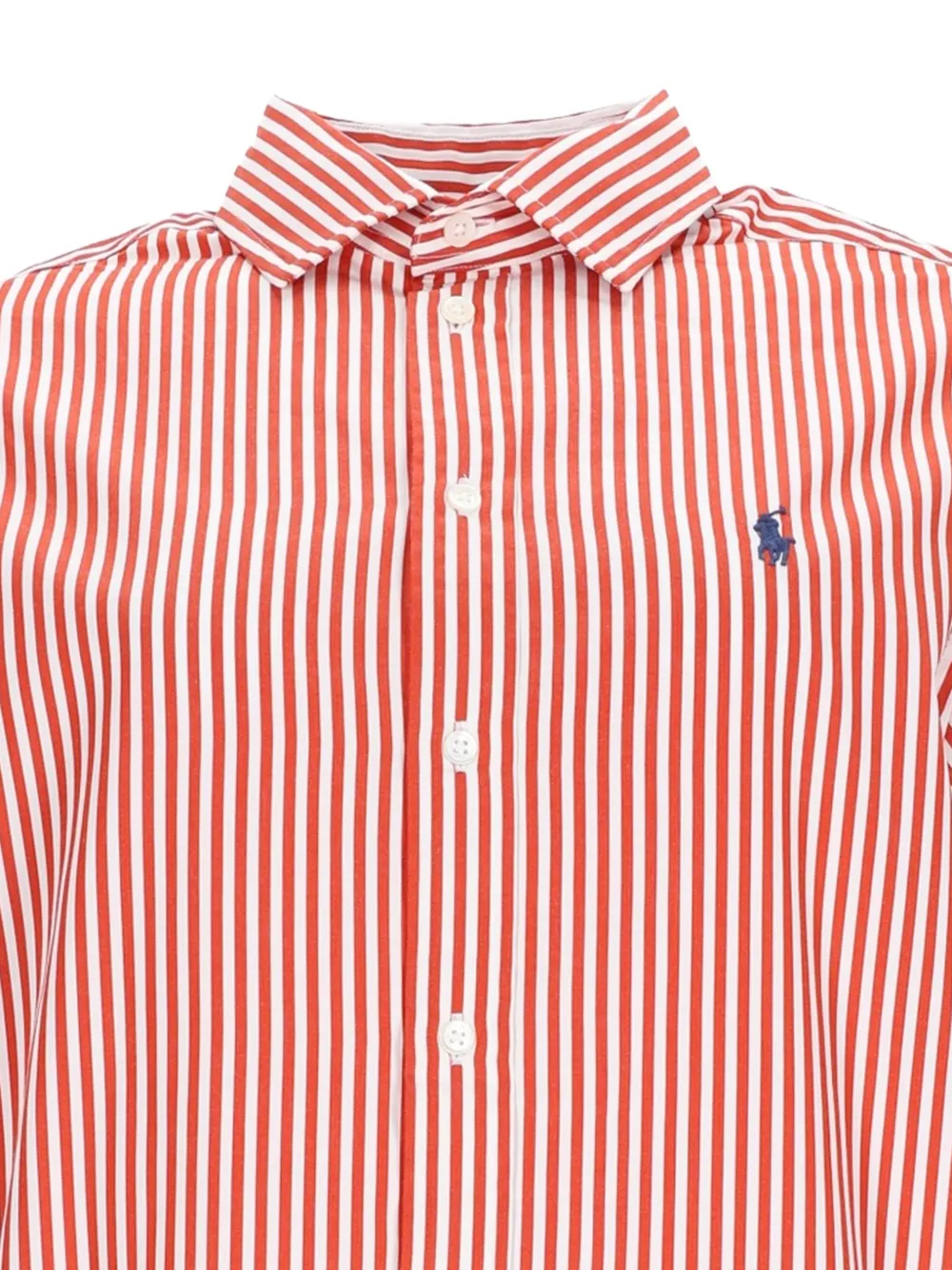 Polo Ralph Lauren Gestreept katoenen overhemd Rood