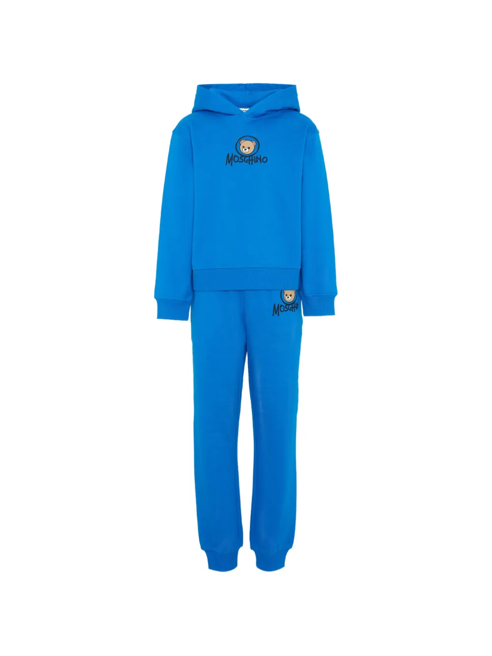 Moschino Kids Teddy Bear logo-print tracksuit - Blu