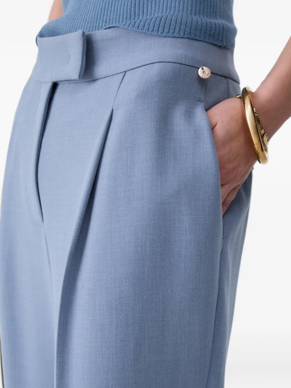 LIU JO Gemêleerde broek Blauw