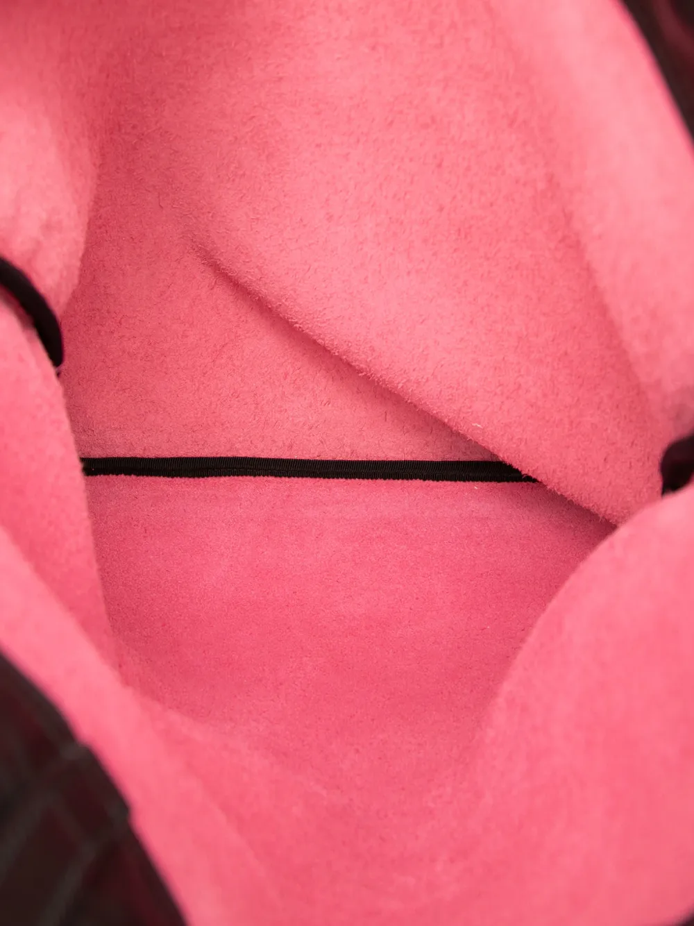 Pre-owned Gucci 2000-2015 Leather Logo Drawstring Backpack In Pink