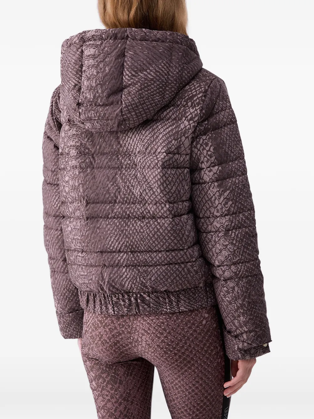 LIU JO Nylon jack met print Bruin