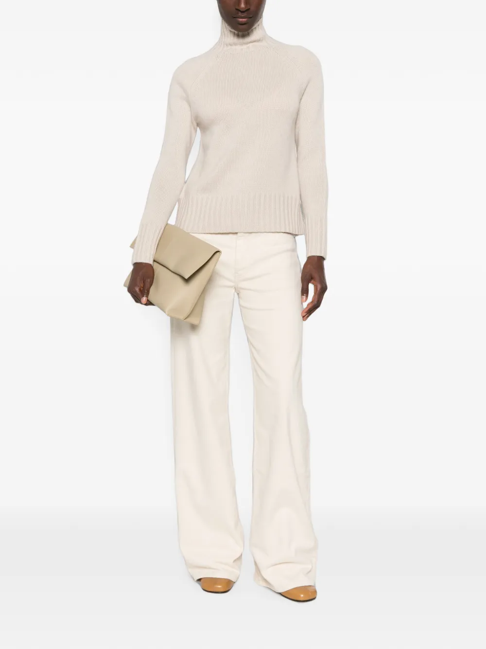 'S Max Mara ribbed-knit sweater Beige